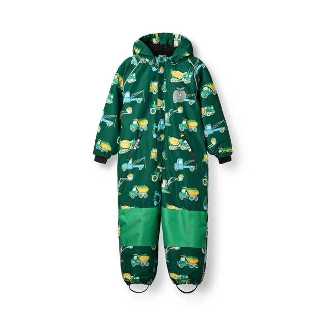 Children's snowsuit with vehicles