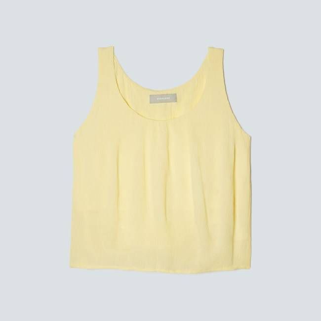 The Naia™ Ripple Tank | Pastel Yellow