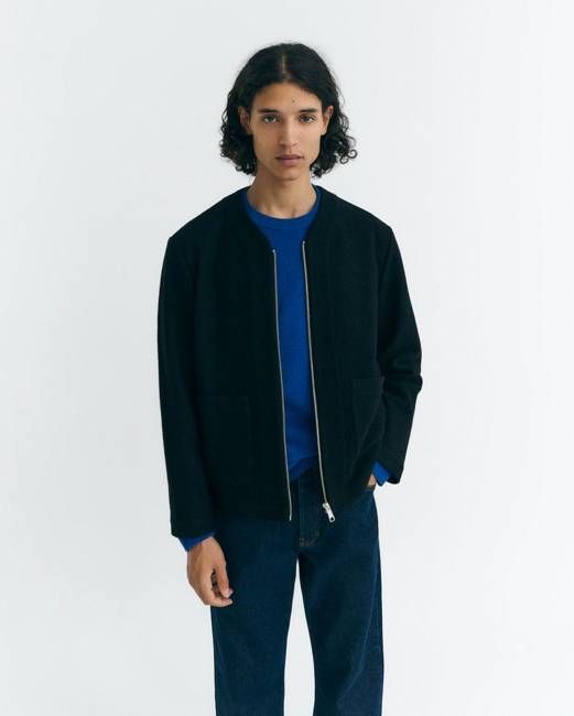 Relaxed fine wool Greg jacket