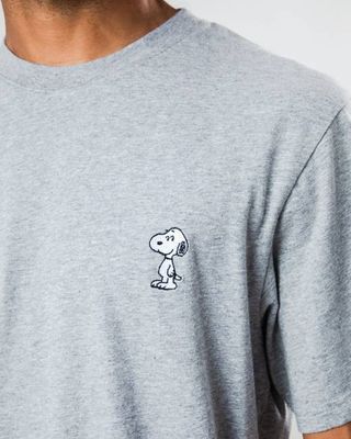 Peanuts Snoopy T-shirt Grau Meliert