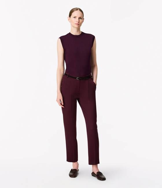 Peg Trouser | Plum