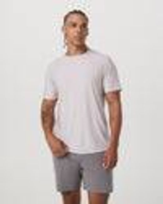 Strato Tech Tee | Men's Thistle Heather Performance Shirt | Vuori