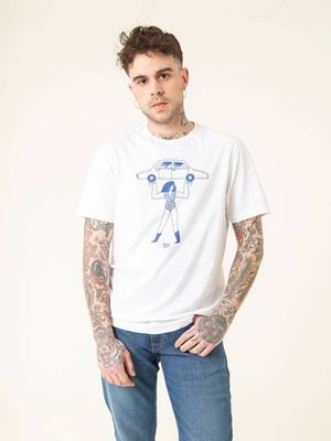 IRON WOMAN WHITE UNISEX T-SHIRT