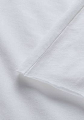 OBERTEIL AUS SINGLE-JERSEY | cremefarben