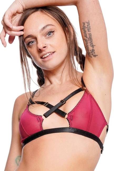 NOA mesh harness bra
