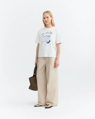 Oversize beach house t-shirt Lena