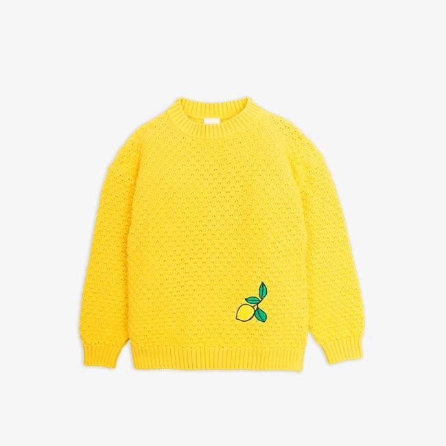 Lemon knitted sweater
