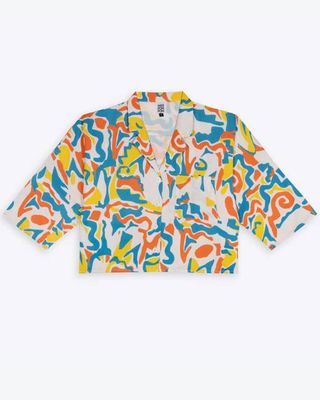 Miss Pompom Bondi Boxy Vacation Shirt