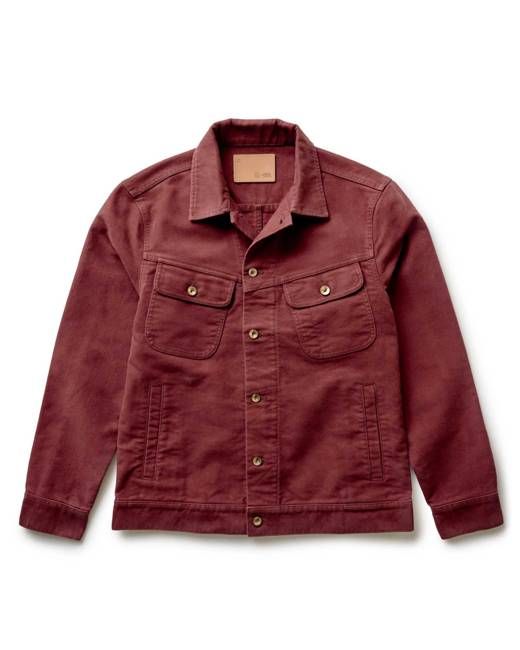 The Long Haul Jacket in Dried Cherry Moleskin
