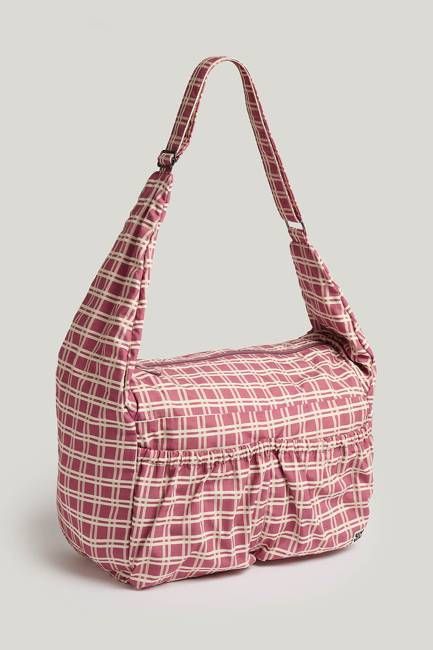 Liza - Crossbody Bag in Rose Deco Check