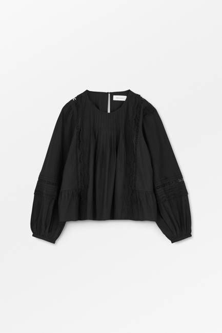 Leaf blouse - Black