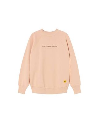 Pink Here comes the sun sweatshirt