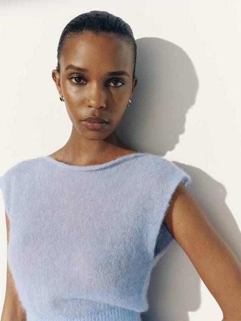 Rhiannon Sheer Alpaca Sweater Top