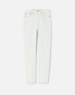 Comfort Stretch High Rise Ankle Crop - Bleach Like
