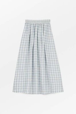 Dagny skirt - Purple/blue check