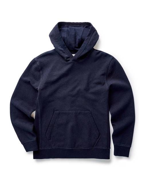 The Sunset Hoodie in Rinsed Indigo Terry