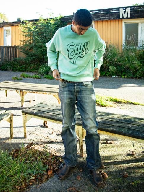 Palle Sweatshirt Take It Easy | Nudie Jeans