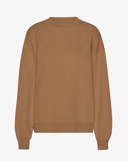 Organic Oversized Crew - Sahara Camel
