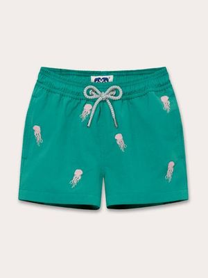 Boys Smack Attack Embroidered Staniel Swim Shorts