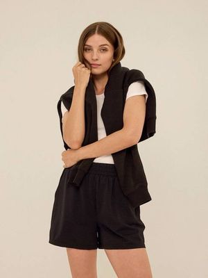 Phaedra Stretch Seersucker Short