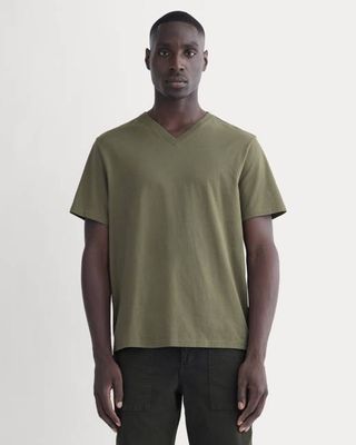 The Essential Organic V-Neck Tee | Kalamata