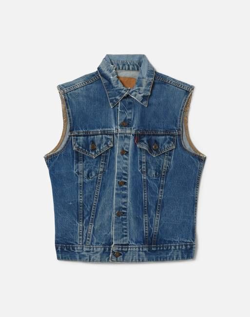 70s Levi's Cut Off Trucker Vest