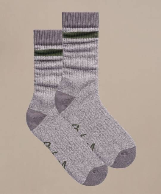 Slub Twist Crew Walking Socks - 1 Pair
