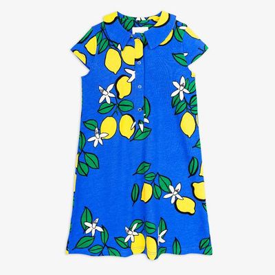 Zitronenfarbenes Hemdkleid