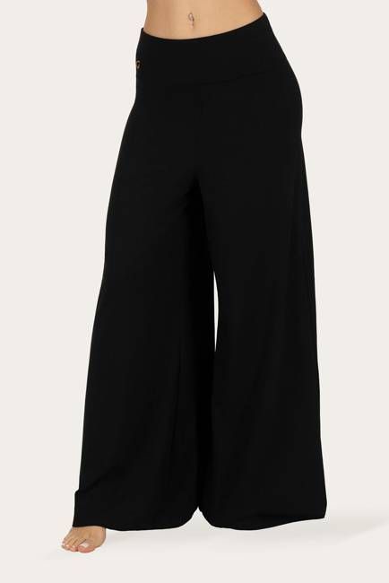 Nyx Wide Yoga Pants – Onyx Black