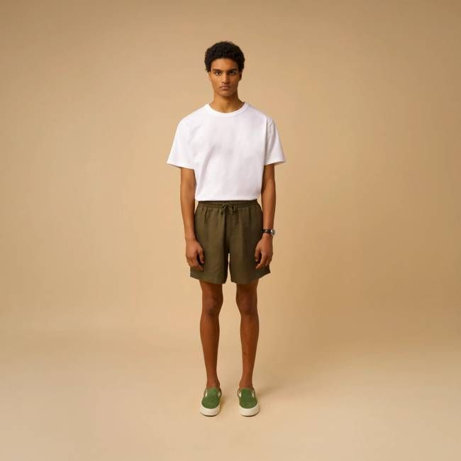 LINEN SHORTS