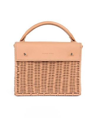 Kuai Wicker Wings Bag in Camel