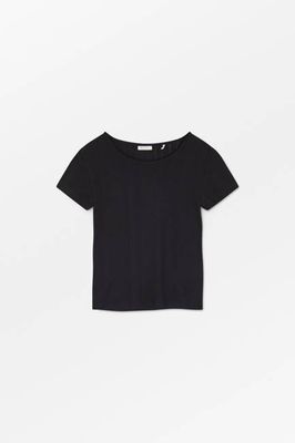 Anna cap sleeve tee - Black