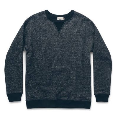The Crew in Charcoal Fleck Fleece