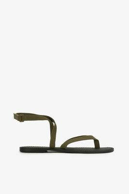 KHAKI PRAGA SANDALS