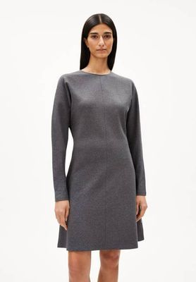 CALINAA KLEID | stahlmeliert
