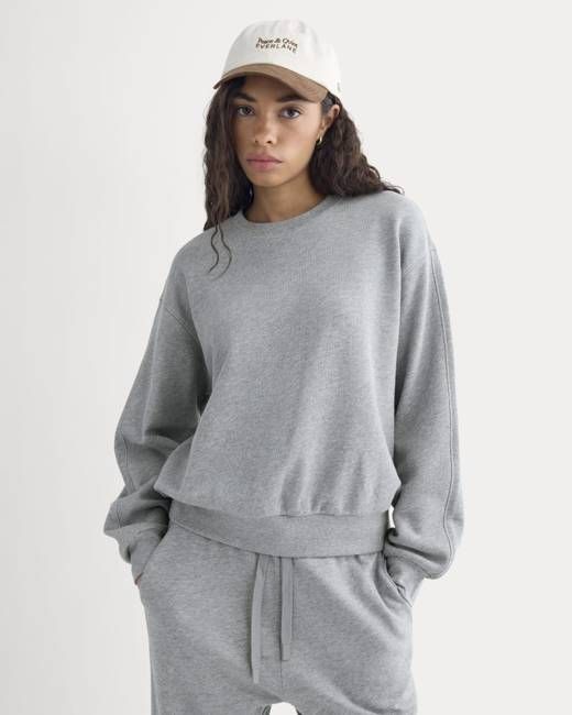 Lightweight Terry Blouson Crew | Vintage Heather Grey