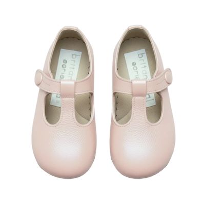 Britannical x Early Days Alex Pre-Walker Babyschuhe, Ballettrosa