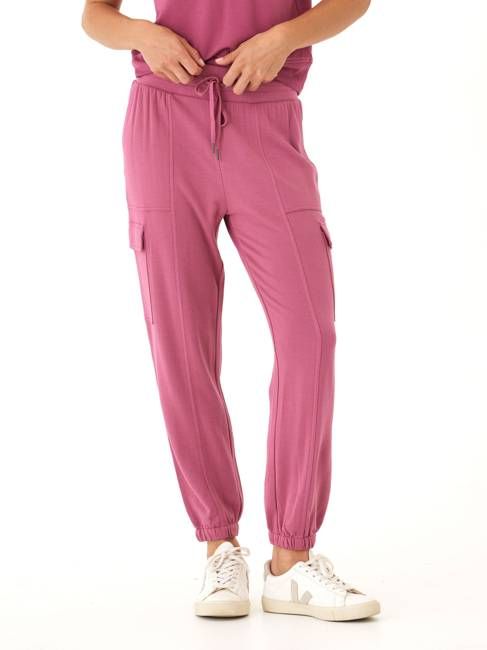 Margot Feather Fleece Cargo Jogger