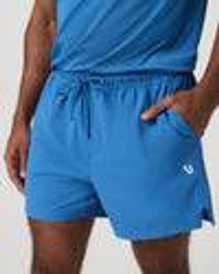 Crosscourt Short Unlined 5" – Men's Court Blue Tennis Short – Shorts – Vuori