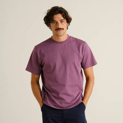 DEDICATED - T-shirt Stockholm Base Berry Purple