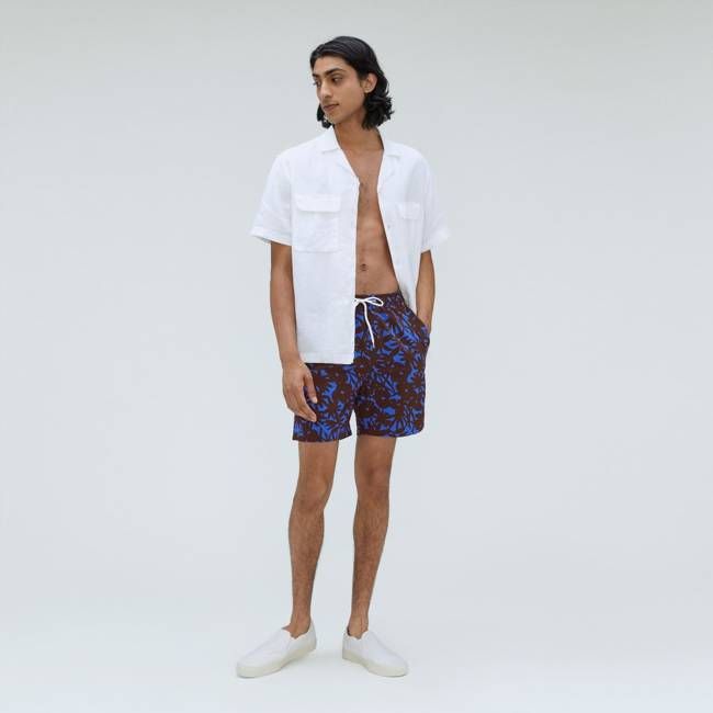 The ReNew Swim Short | Chicory Floral