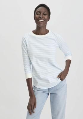 Striped Jersey Slub Longsleeve Relaxed made of pure organic cotton