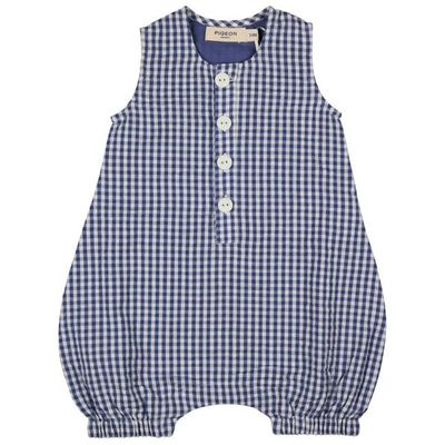 All-In-One-Gerät für Babys (Seersucker Check), Indigoblau