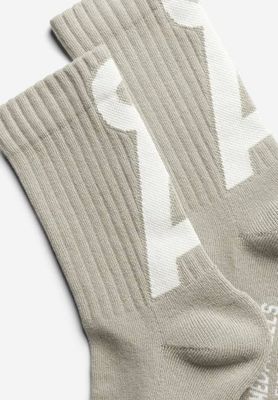 QUAASA STRIPES LANGARMSHIRT | light sage-pure