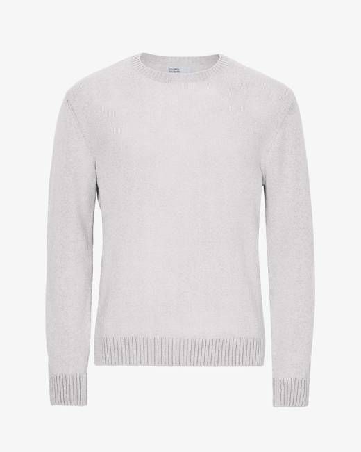 Classic Merino Wool Crew - Snow Melange