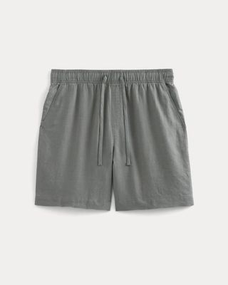 Linen Easy Short | Agave Green