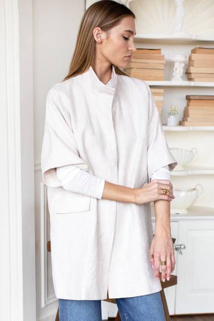 Layering Jacket - Beach Linen