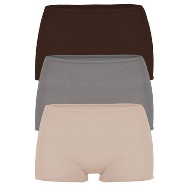 3er-Set Bio-Panty Erna Erde: Braun, graubraun, nude - kaufen