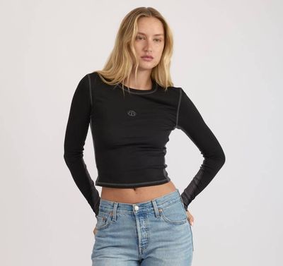 Core Icon Panel Long Sleeve Tee