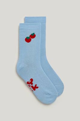 JoJo - Cotton Socks in Blue Tomato